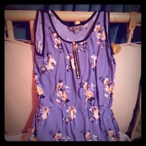 Floral Blue Dress